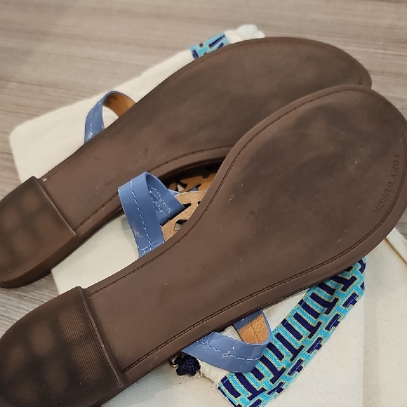 Tory Burch Tan and Yellow Miller Sandals - Picture 4 of 7